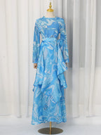 Melodee Printed Two-Piece Set Flowering Girl