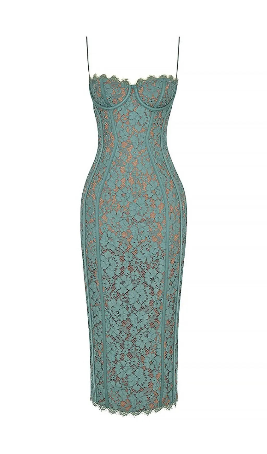 Forest Lace Midi Dress Flowering Girl