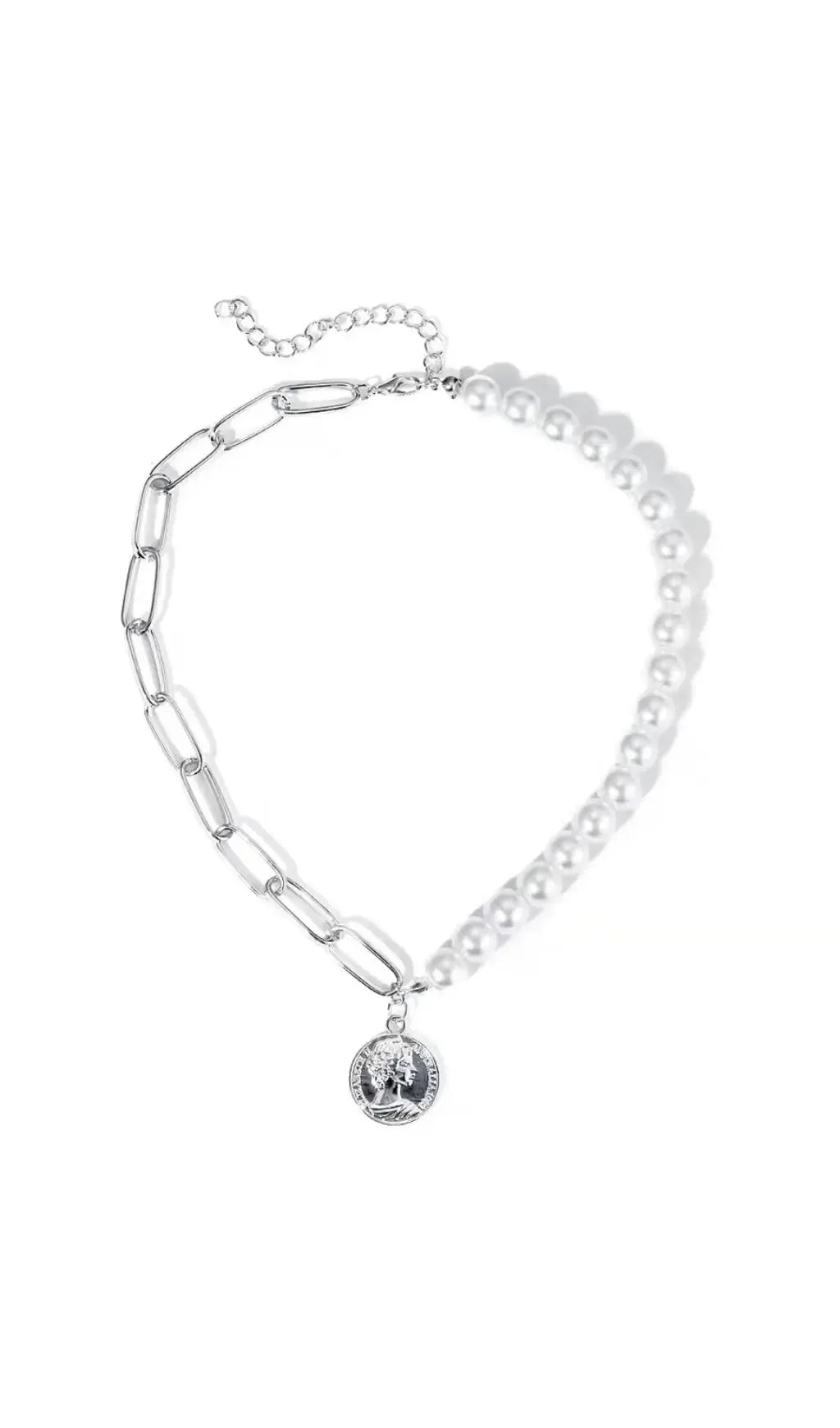 Gold Pearl Necklace Flowering Girl