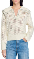 Ursule Open Knit Sweater Flowering Girl