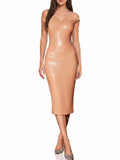Merci Off-Shoulder Sequin Midi Dress Flowering Girl