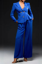 Lexi V-Neck Long Sleeves Two-Pieces Set Flowering Girl