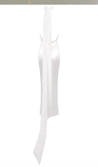 Birger White Halter Pearl Backless Maxi Dress