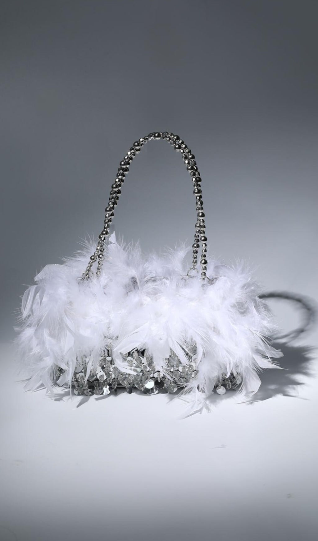 Sequin Feather Shoulder Bag Flowering Girl
