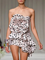 Peony Dots Mini Dress Flowering Girl