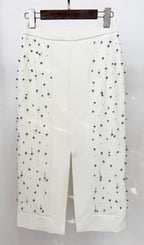 Danail Embellished Top & Midi Skirt Flowering Girl