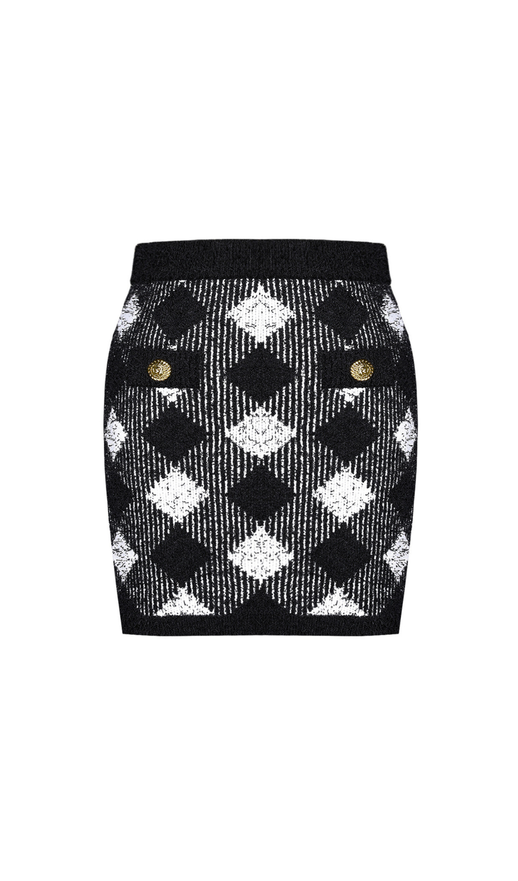 Gingham Tweed Mini Skirt Flowering Girl