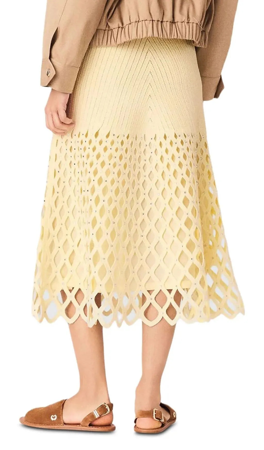 Crochet Midi Skirt Flowering Girl