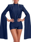 Kessune Cape Sleeve Romper Flowering Girl