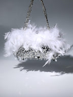Sequin Feather Shoulder Bag Flowering Girl