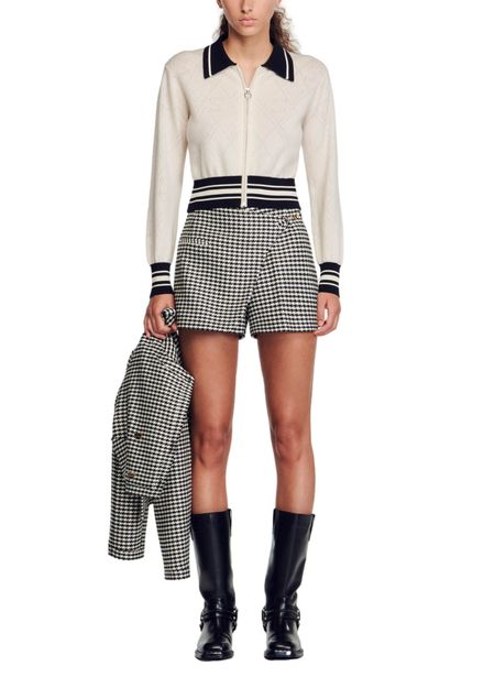 JANVIER POINTELLE VARSITY CARDIGAN Flowering Girl