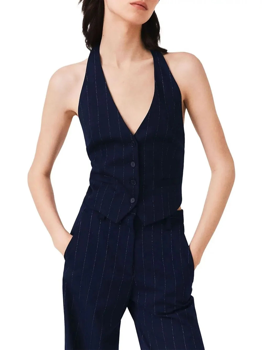 Panello Tailored Backless Top Flowering Girl
