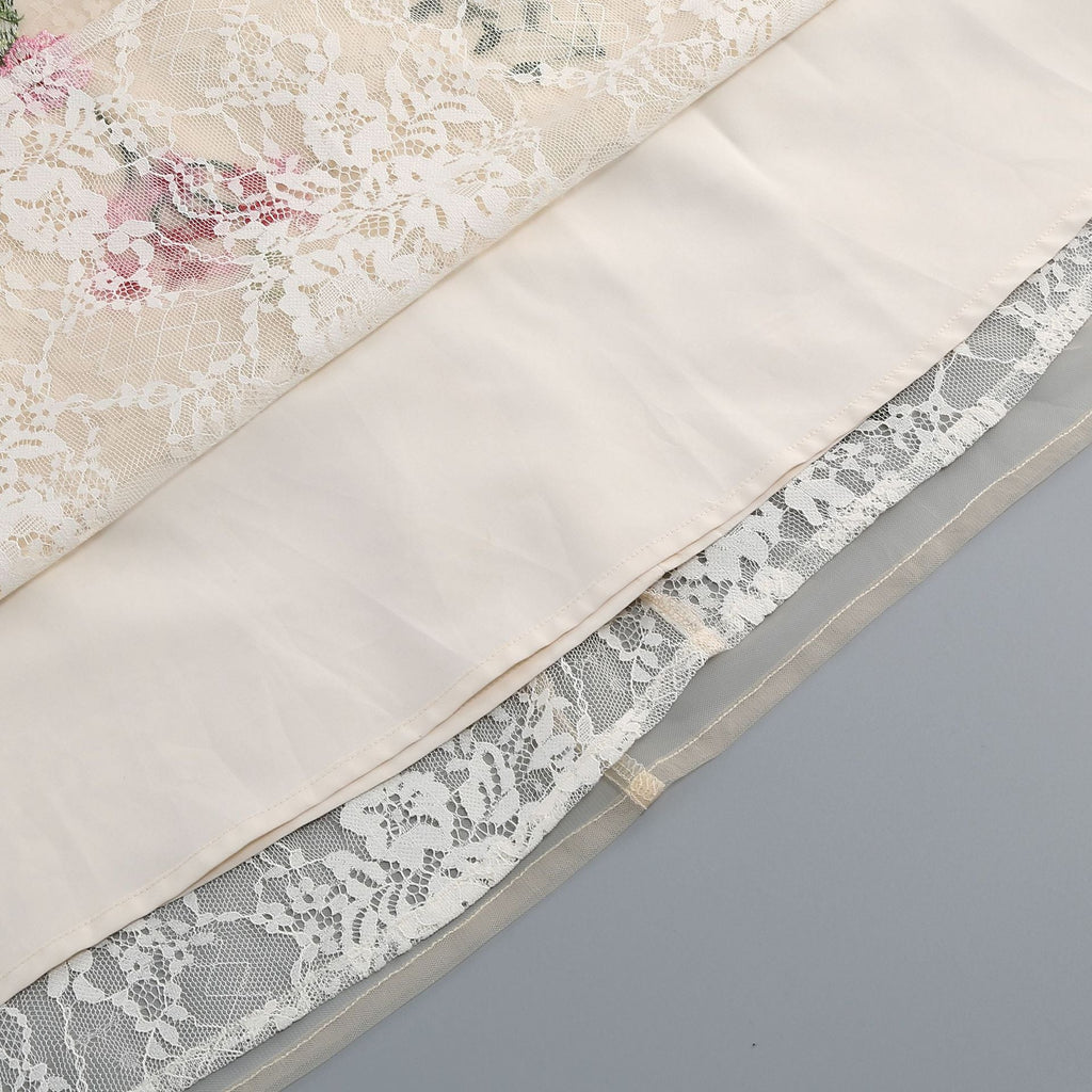 Cream Lace Mermaid Dress Flowering Girl