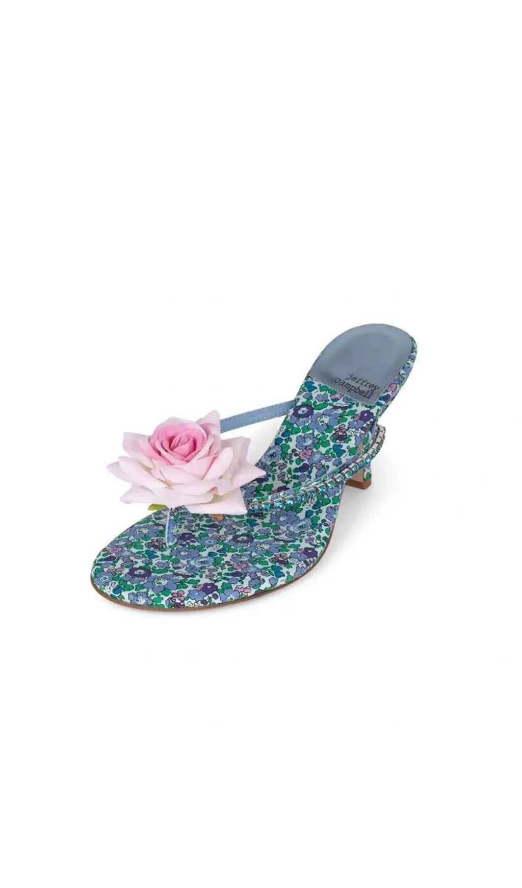 Kyriè Floral High-Heeled Sandals Flowering Girl