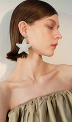Leisha Diamante Star Earrings Flowering Girl