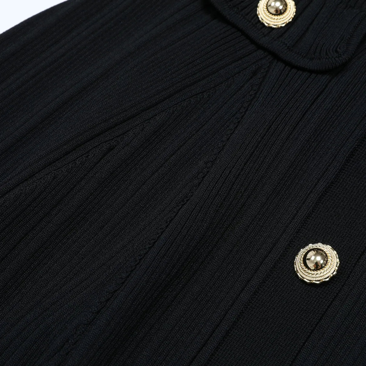 Madeline Black Short Sleeve Knit Mini Dress Flowering Girl