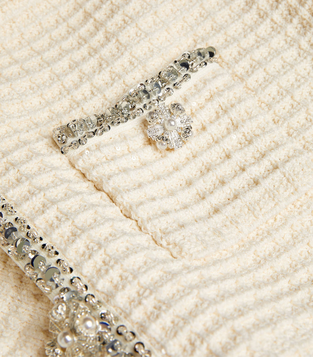 CREAM KNIT CARDIGAN Flowering Girl