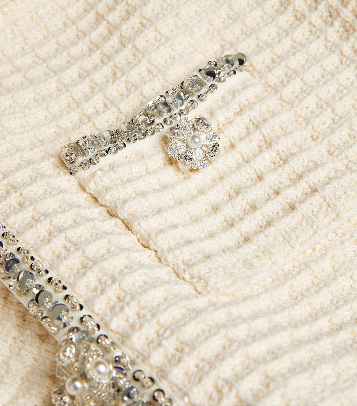CREAM KNIT CARDIGAN Flowering Girl