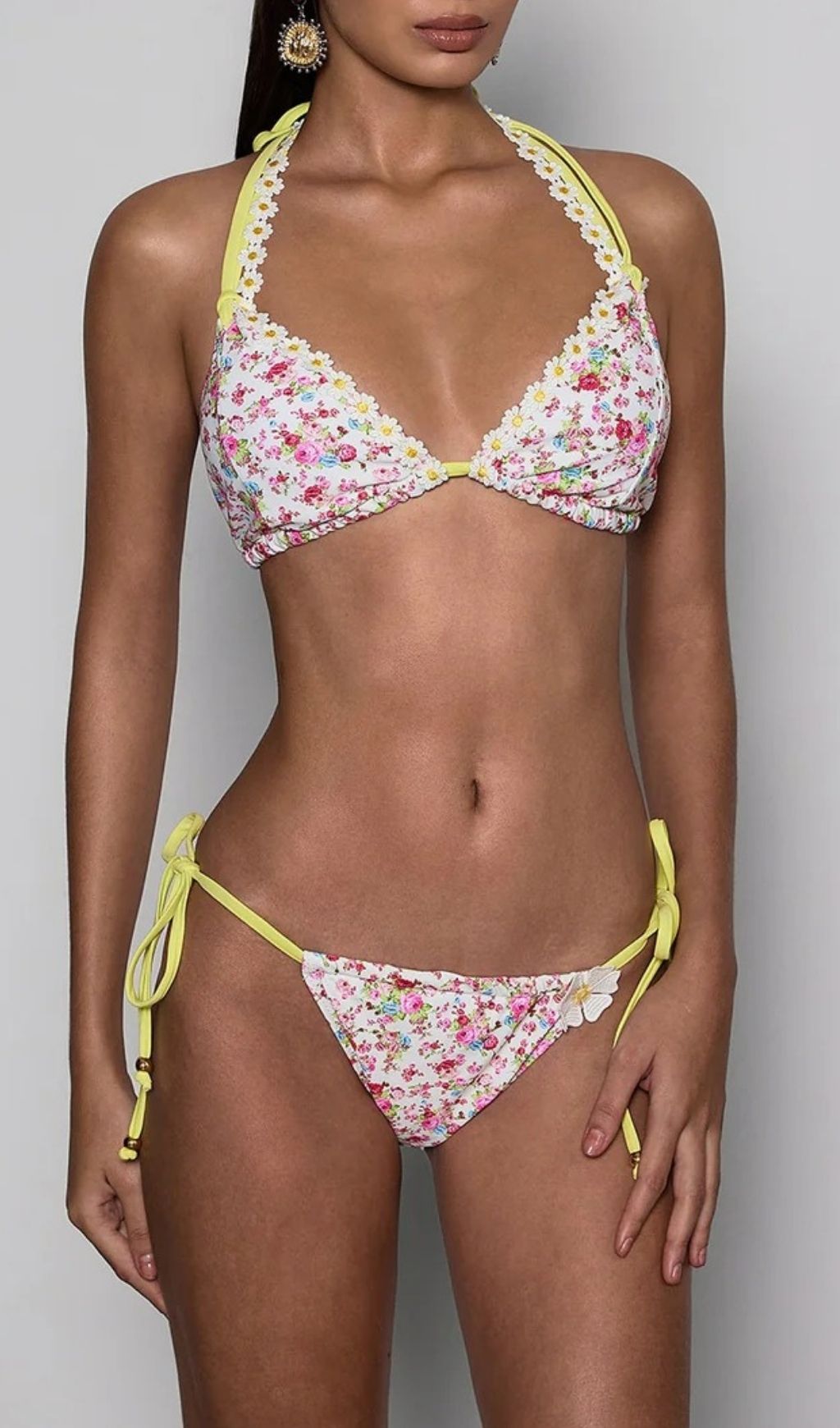 Nelyxa Flower Bikini Two Piece Set Flowering Girl