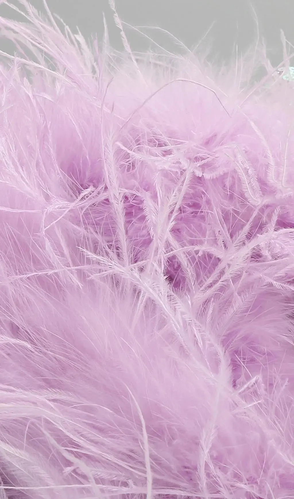 Purple One Shoulder Sequin Feather Mini Dress Flowering Girl