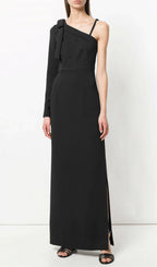Hashim Black Long Sleeve Maxi Dress Flowering Girl