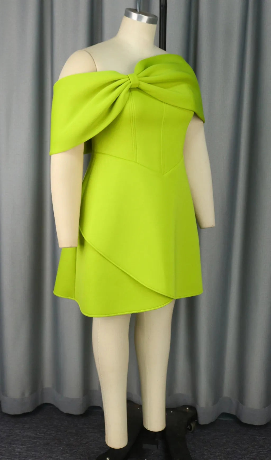 Batya Green Bow Corset Mini Dress Flowering Girl