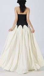 Dustie Strapless Maxi Dress Flowering Girl