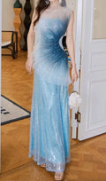 Haidar Strapless Sequin Maxi Dress Flowering Girl