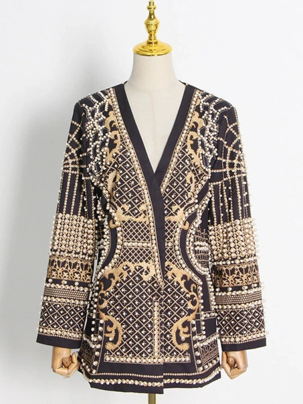 Bonnie Pearl Blazer Mini Dress Flowering Girl