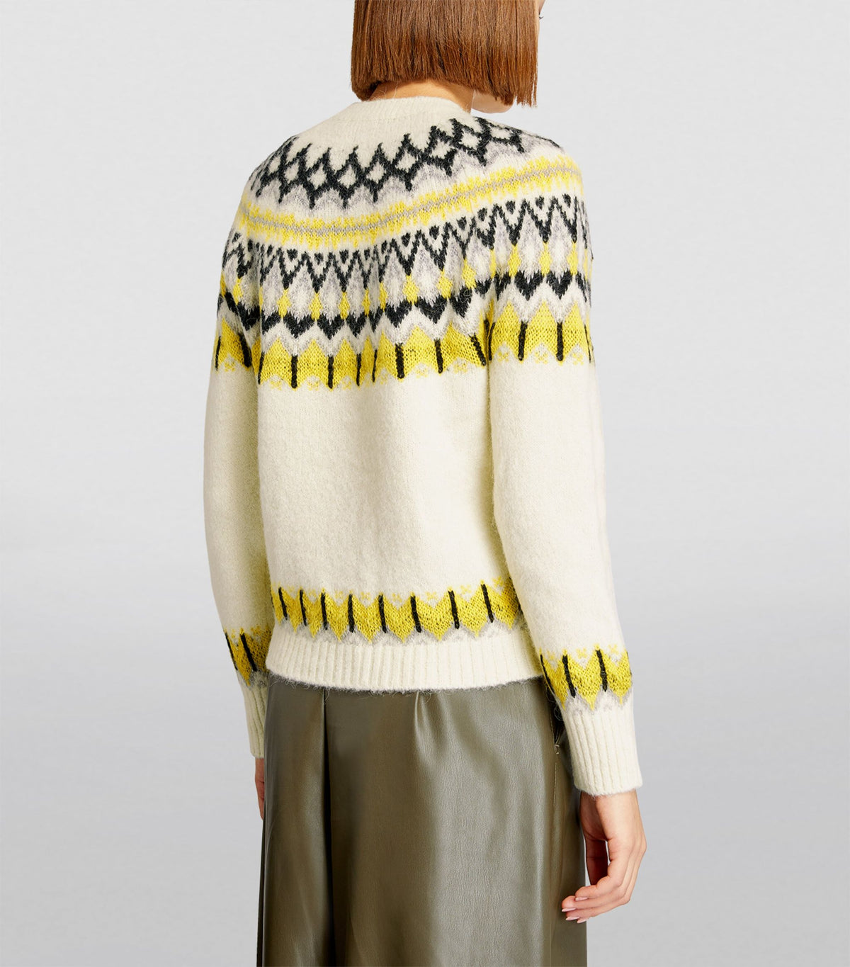 WOOL-BLEND FAIR ISLE SWEATER Flowering Girl