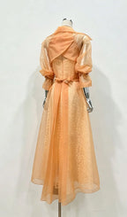 Leszcyna Chiffon Coat Flowering Girl