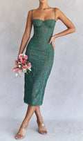 Forest Lace Midi Dress Flowering Girl