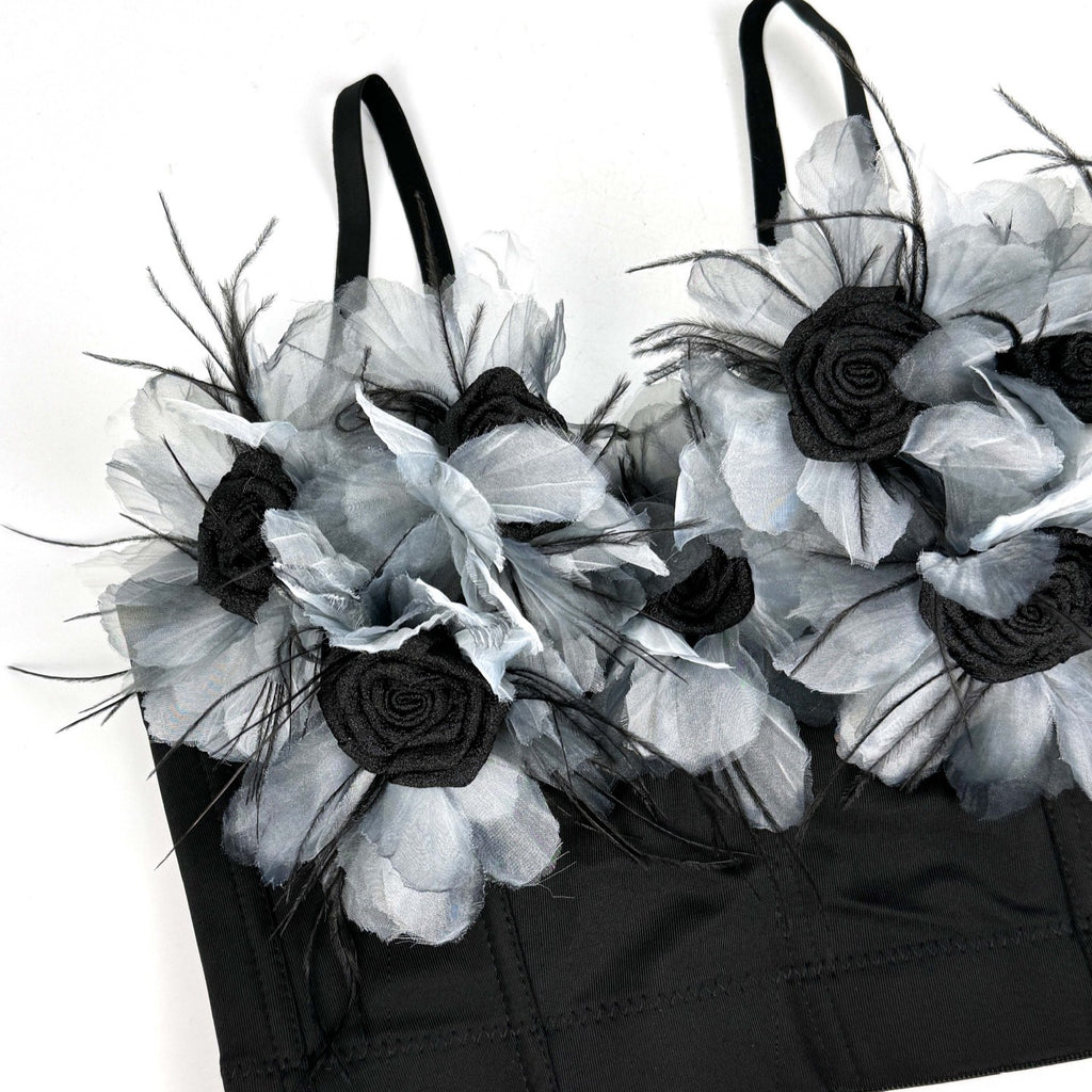 Dewei Flower Crop Top Flowering Girl