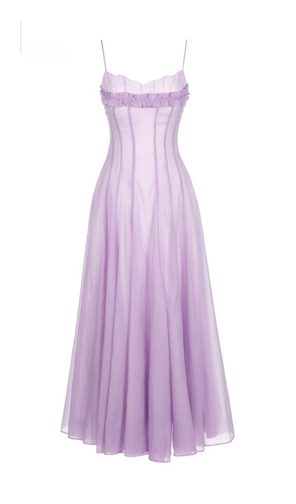 Fala Purple Strappy Maxi Dress Flowering Girl