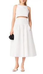 Long Taffeta Skirt Flowering Girl