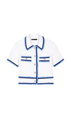 SHORT SLEEVE CROPPED CARDIGAN Flowering Girl