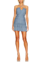Lauren Cross Front Mini Dress Flowering Girl
