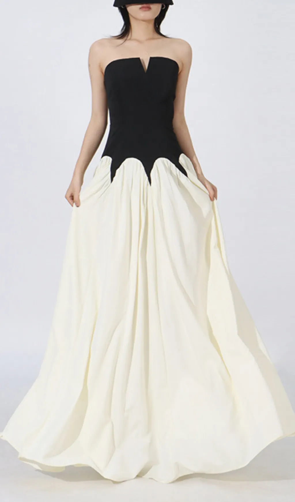 Dustie Strapless Maxi Dress Flowering Girl