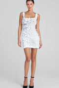 White Flower Mini Dress Flowering Girl