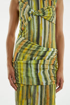 Wind Through Tank Dress | Brush Stroke Flowering Girl
