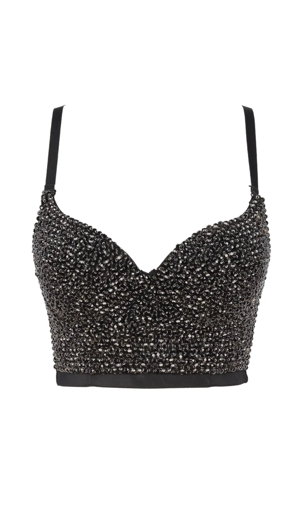 Diamond Corset - Full Black Flowering Girl