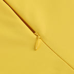 Strapless Embellished Ruffle Maxi Dress Yellow Flowering Girl