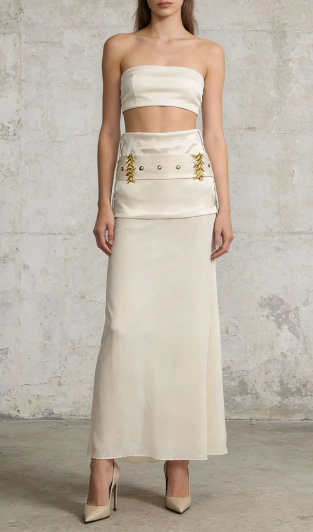 Kaye Belt Maxi Skirt Flowering Girl