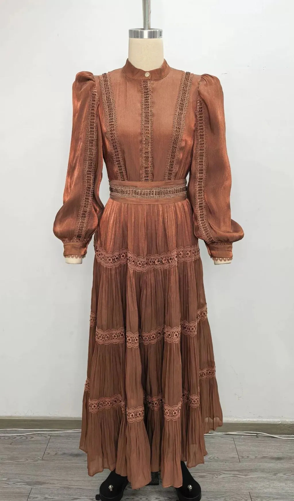 Macon Long Sleeve Maxi Dress Flowering Girl