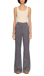Floral Print Flowy Trousers Flowering Girl