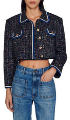 VICKY TWEED CROPPED JACKET Flowering Girl