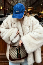 Modesty Gradient Fur Coat Flowering Girl