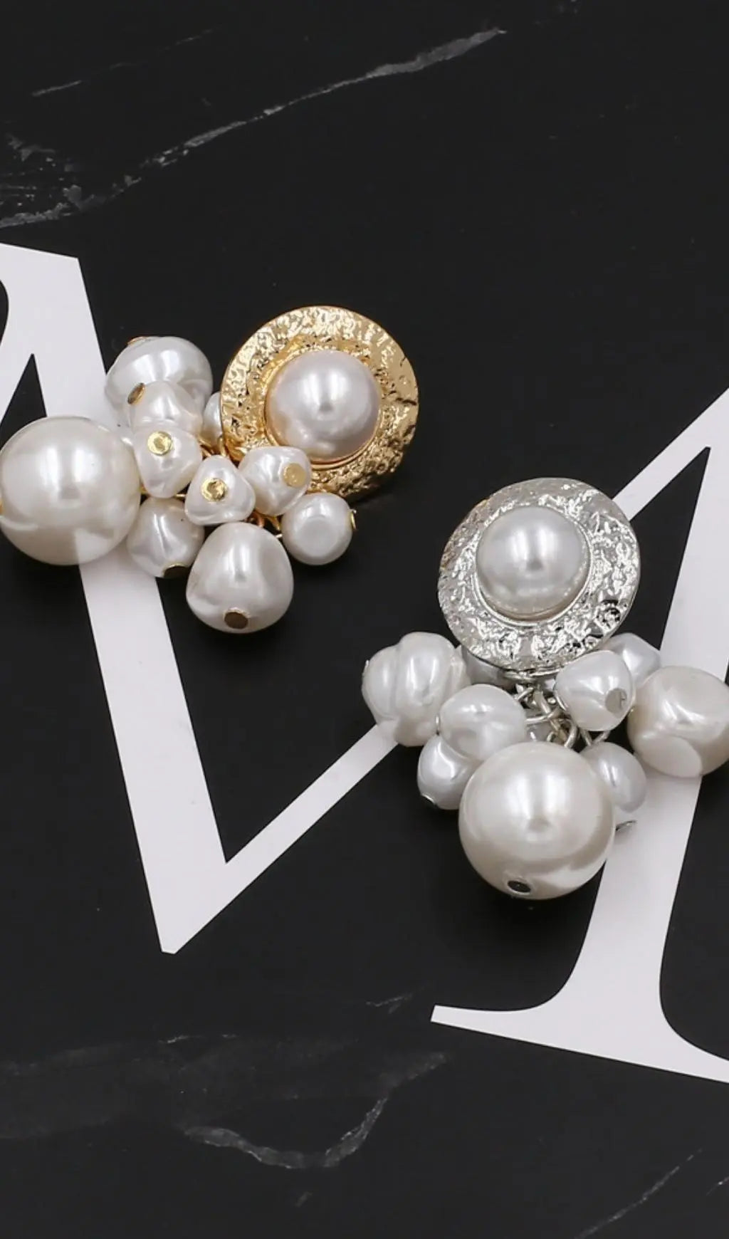 Pearl Detail Earrings Flowering Girl
