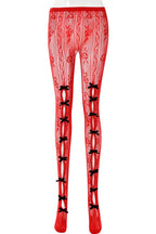 Yara Bowknot Fishnet Stockings - Red Flowering Girl