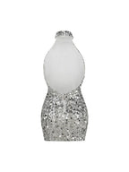 Maliah Silver Sequin Backless Mini Dress Flowering Girl